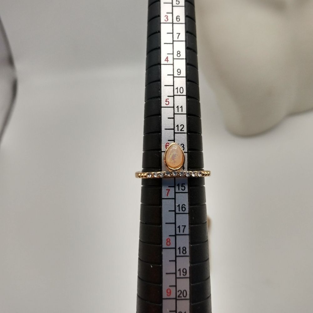 Pink Arabian opal ring size‎ 6.5
